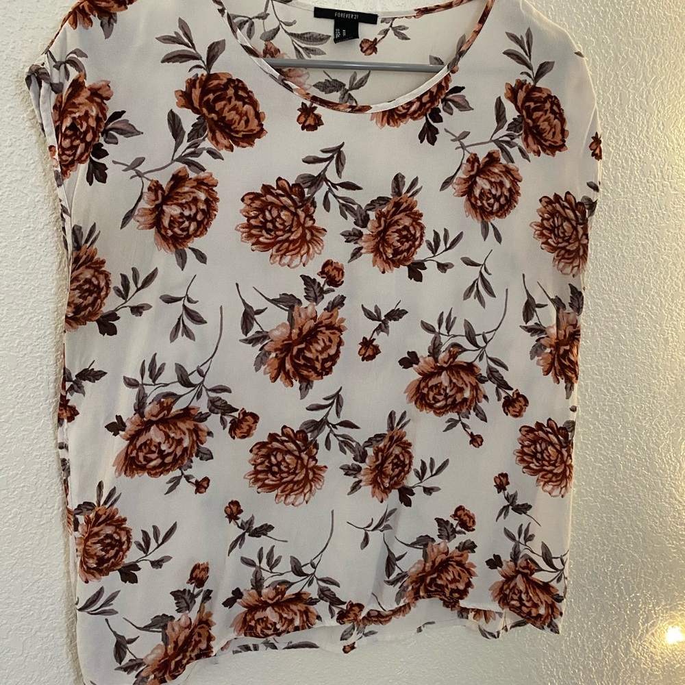 Forever 21 Floral Tee